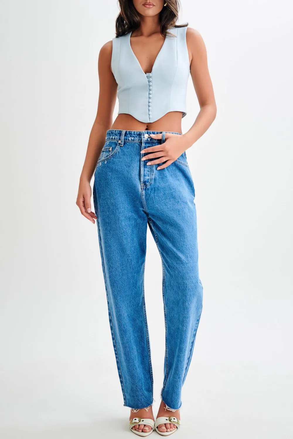 Cotton Sleeveless Top