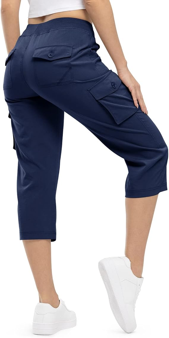 💝FINAL SALE💝 - Multi-Pocket Capri Cargo Pants