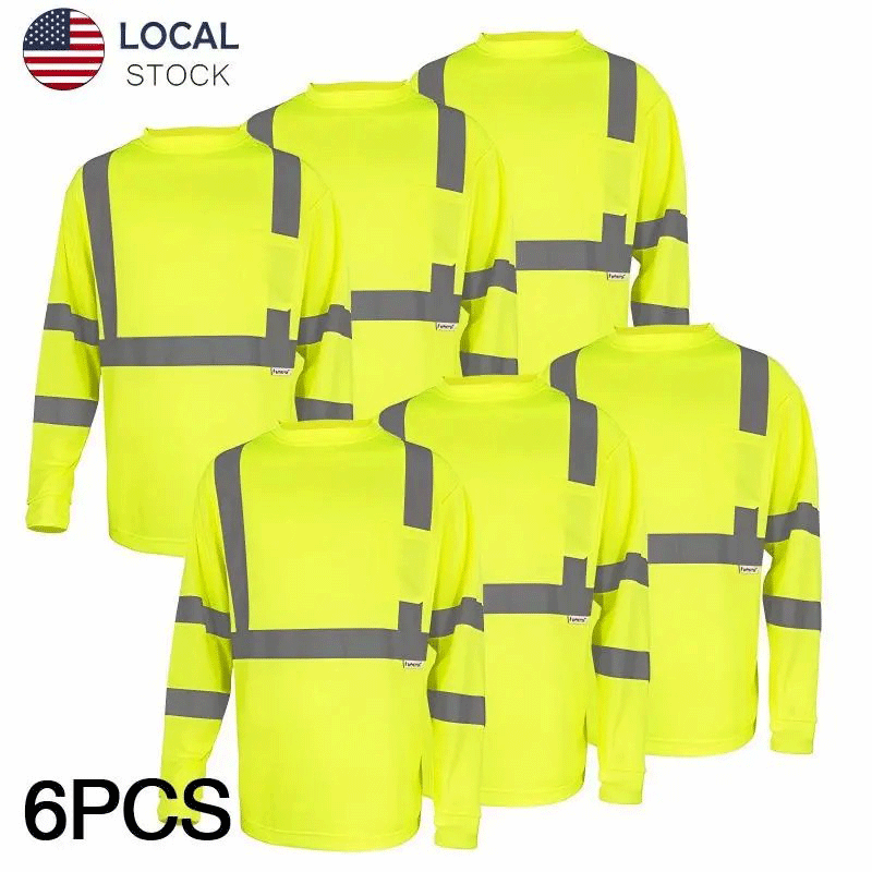🔥Tuglow Class 3 Premium Hi-Vis Long Sleeve Hoodie - Ultimate Work Protection
