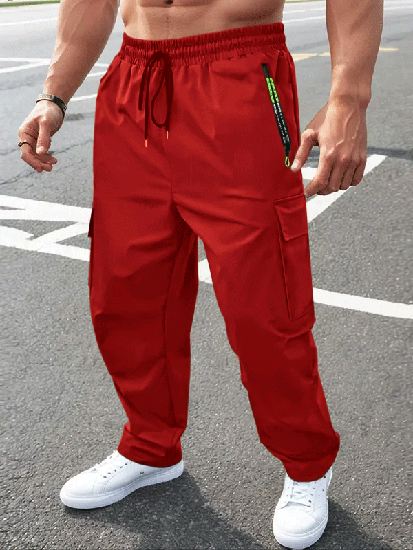 Men’s Casual Cargo Jogger Pants – Comfortable Sporty Trousers for Everyday Wear