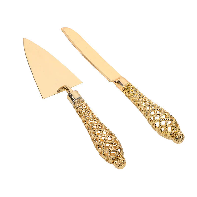 2PC Luxury Gold Server Set