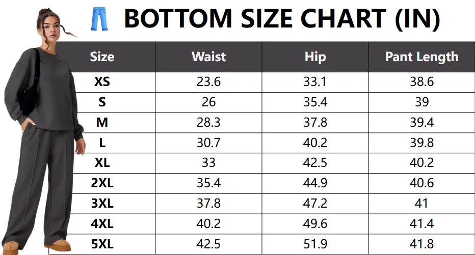 Women's Casual Solid Color Loose Long Sleeve Top & Exposed Stitches Trousers Co-ord