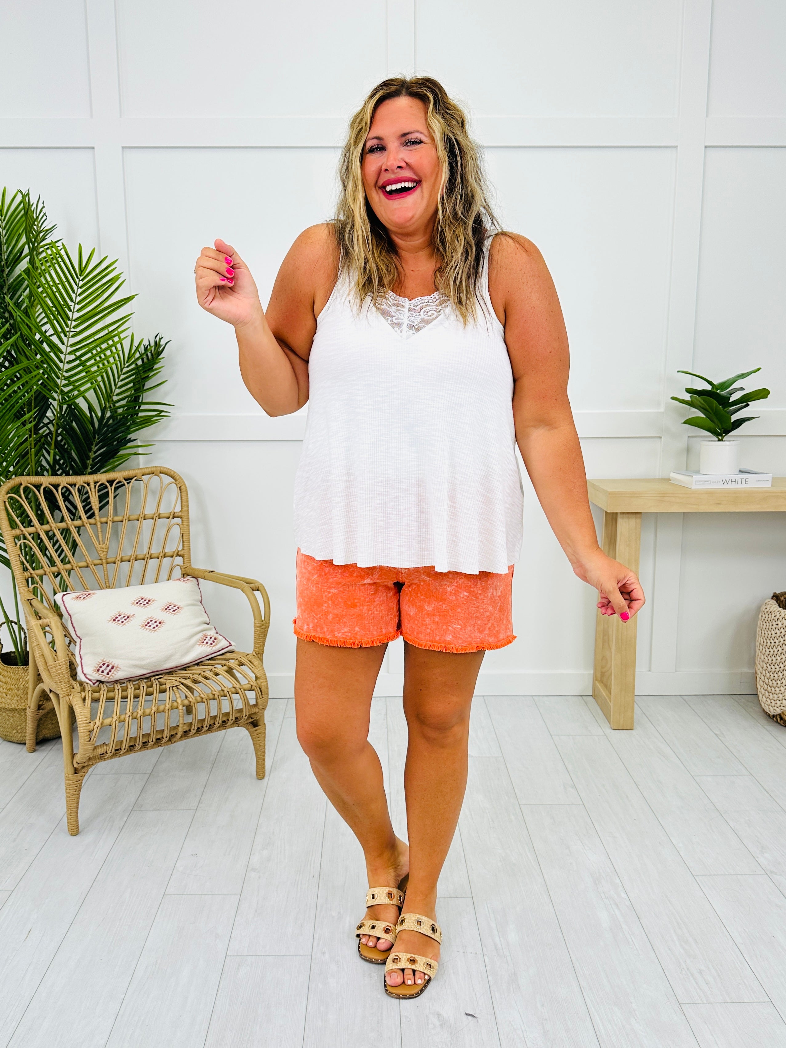 Judy Blue Peachy Keen Shorts
