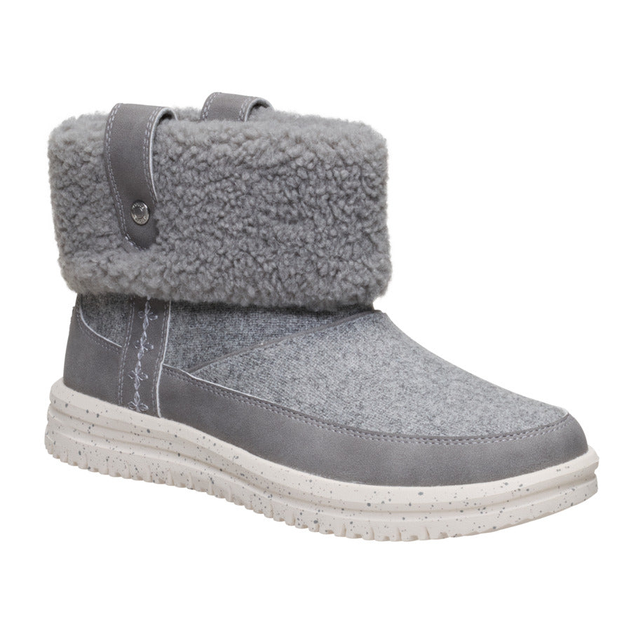 Camden Cuff Wool Cozy - Grey