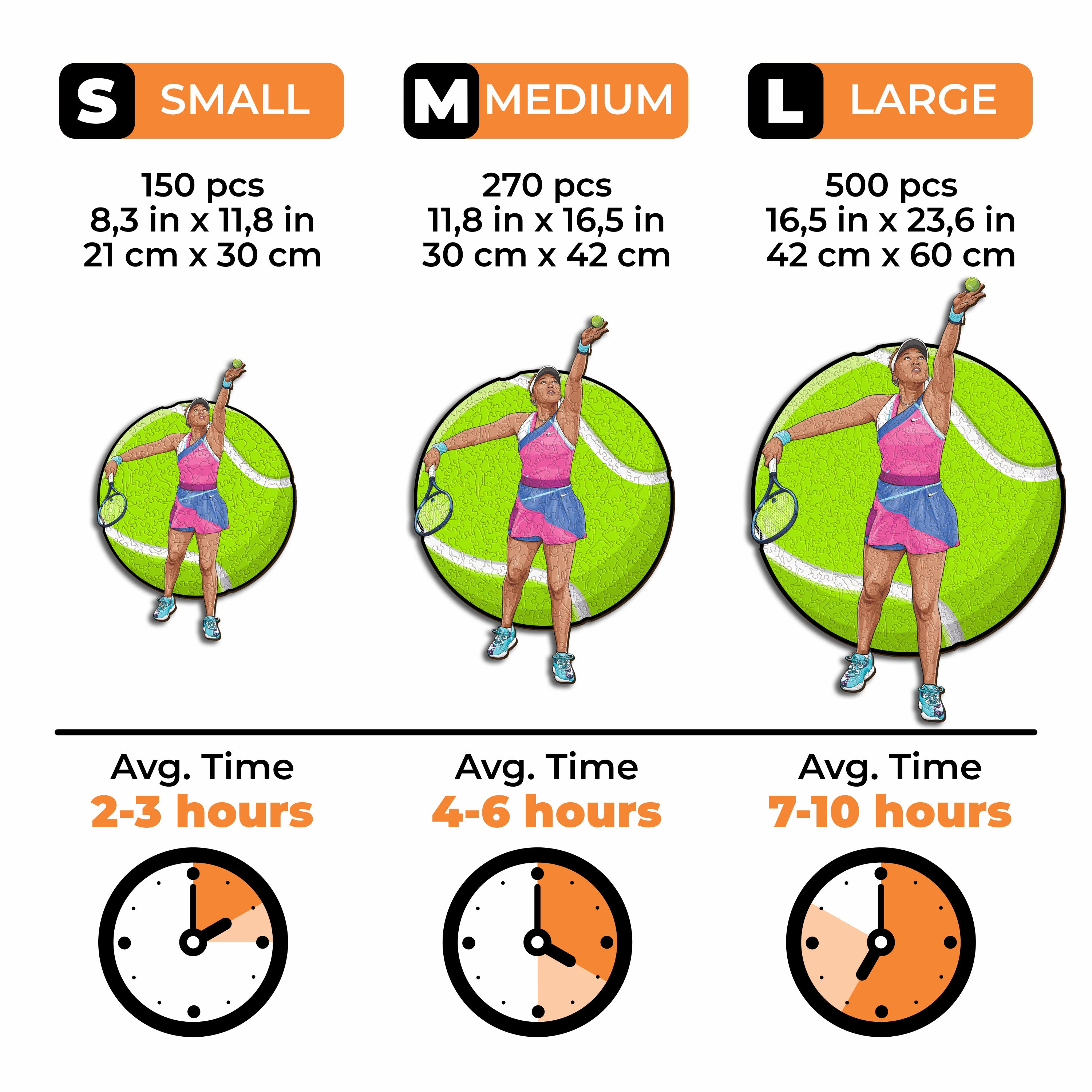 Naomi Osaka - Wooden Puzzle