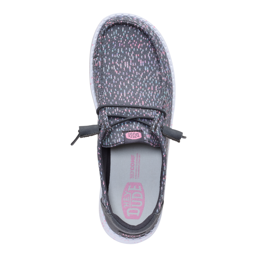 Wendy Stretch Speckle - Black/Multi