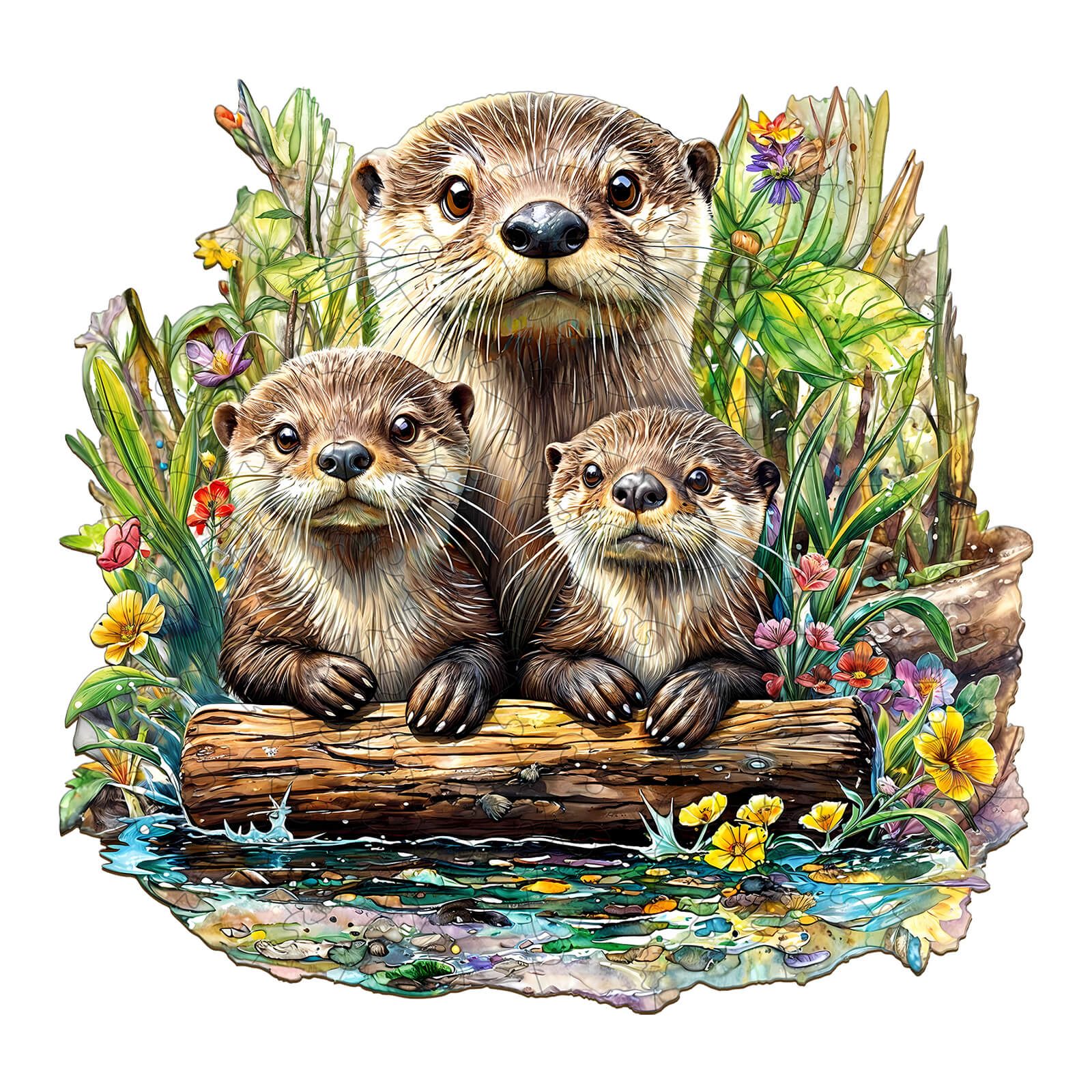 Otter Wooden Jigsaw Puzzle