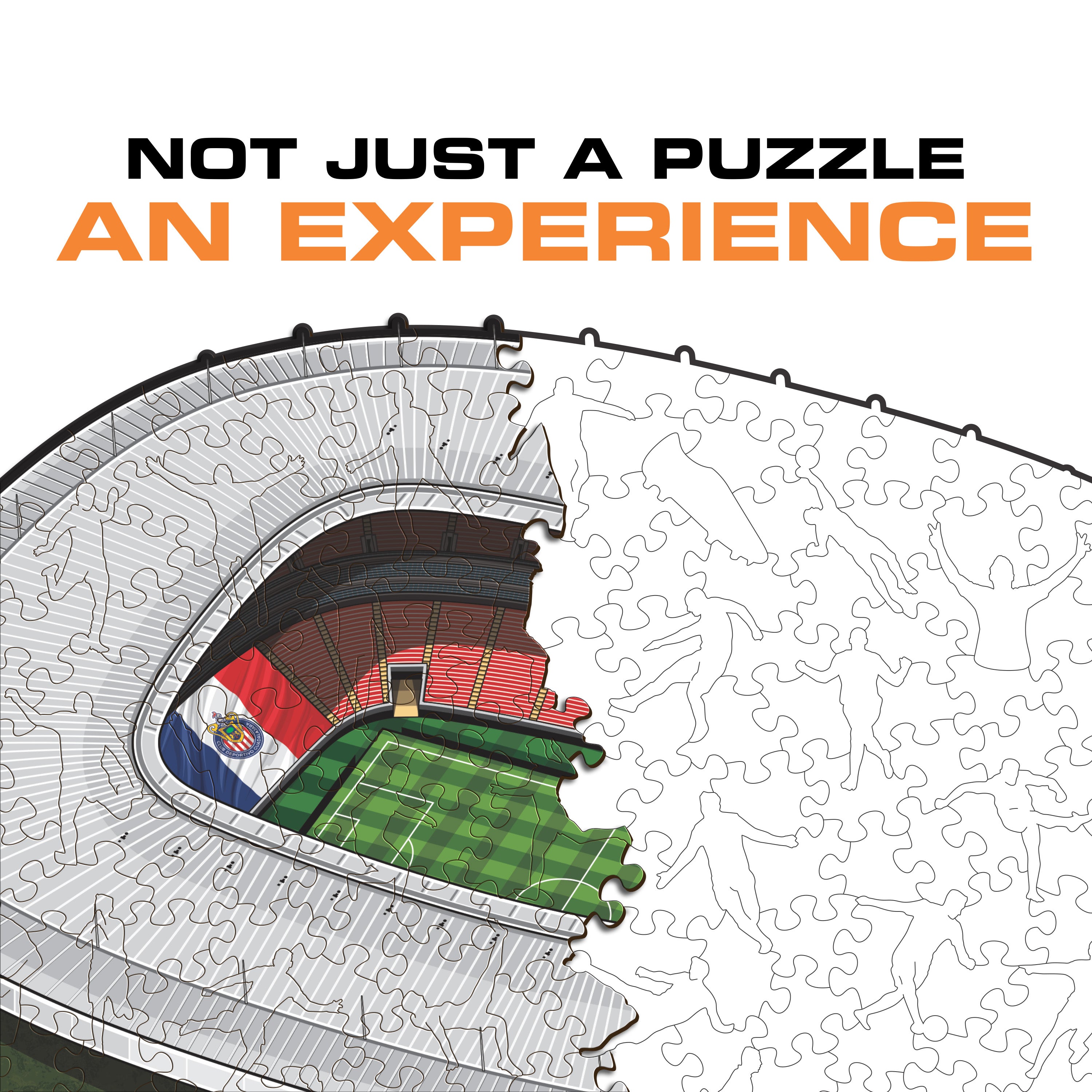 Chivas Guadalajara® Estadio Akron - Wooden Puzzle
