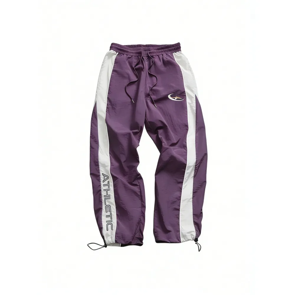 Unisex Casual Printed Elastic Cuff Sport Pants