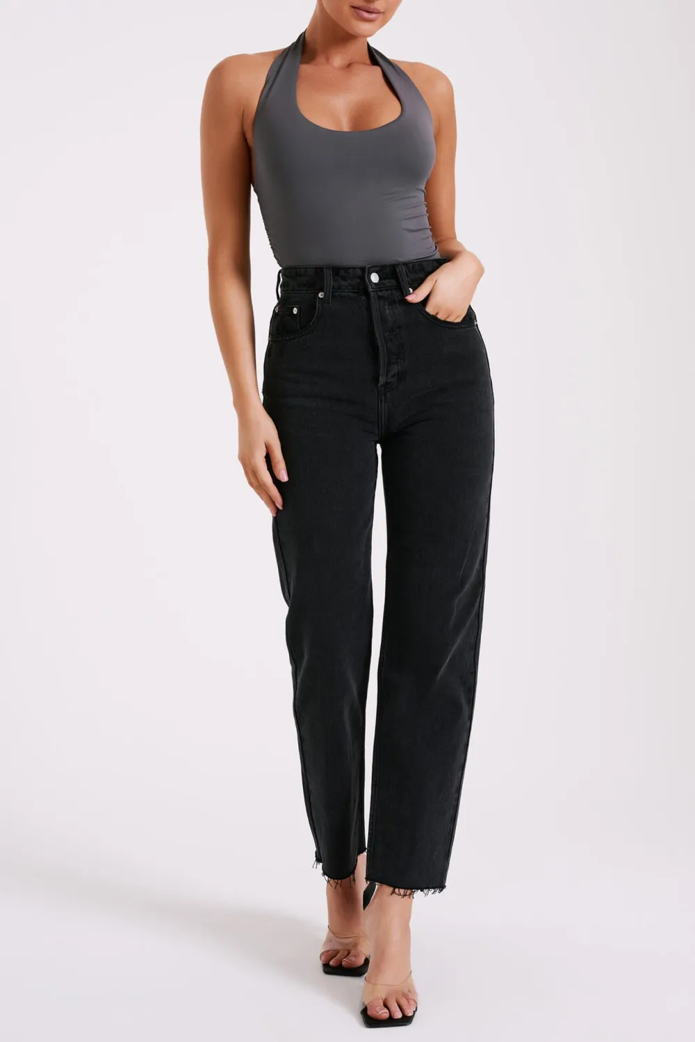 Recycled Nylon Halter Top