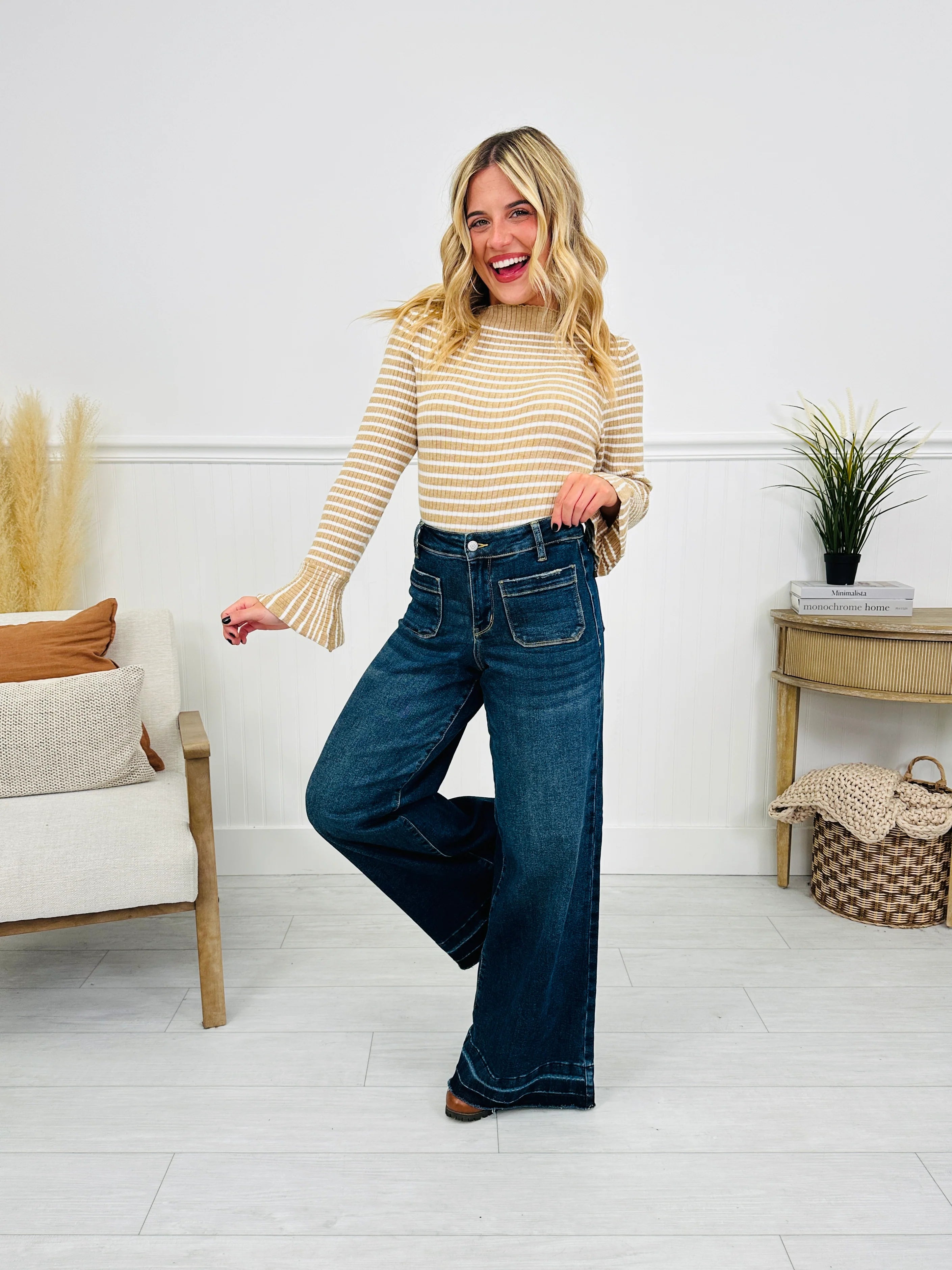 Judy Blue Perfectly Palazzo Wide Leg Jeans