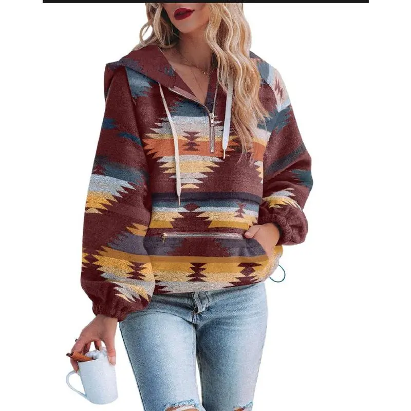 Women’s Oversized Hoodie Zip Up Long Sleeve Loose Fit Sweatshirts