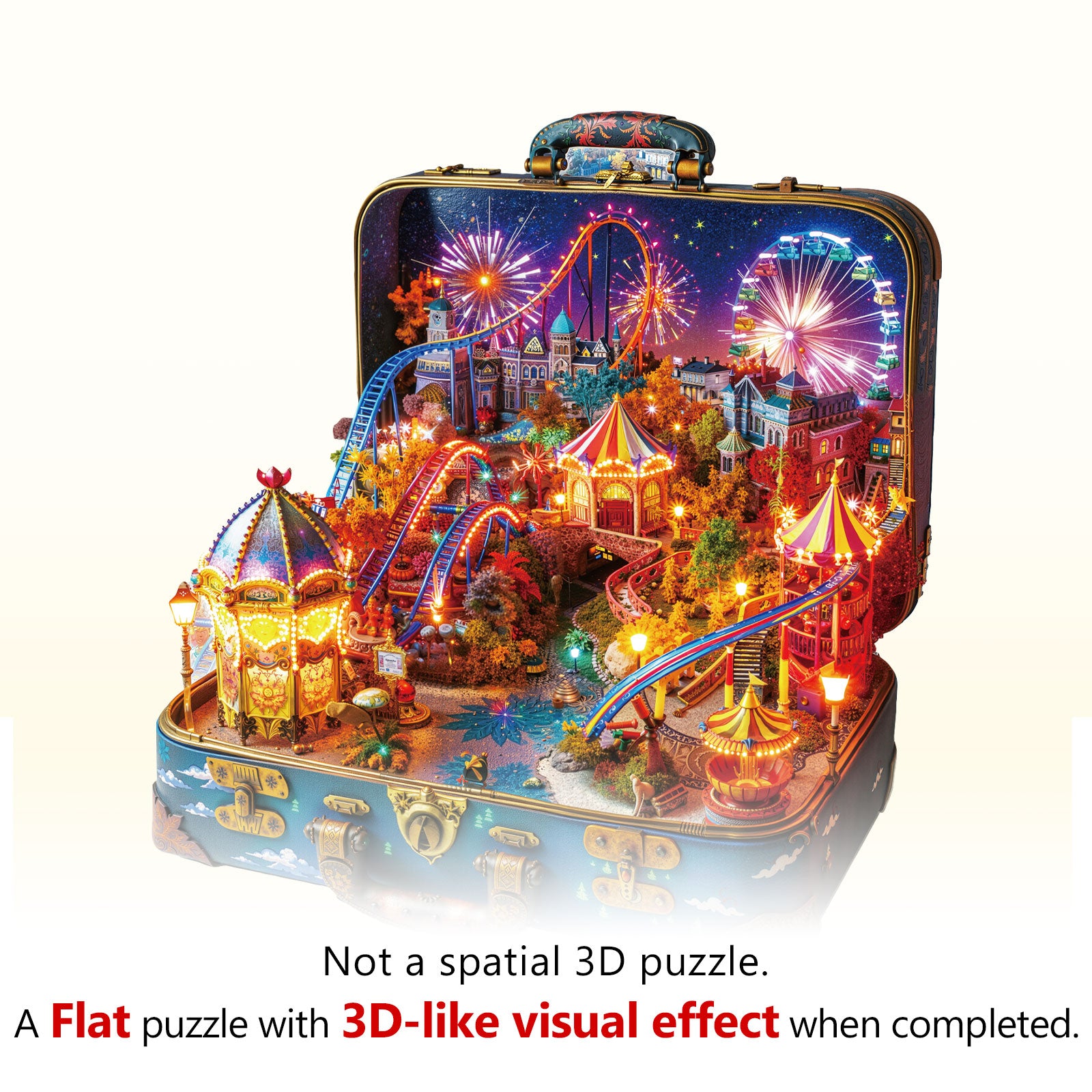 Neon Playground Wooden Jigsaw Puzzle