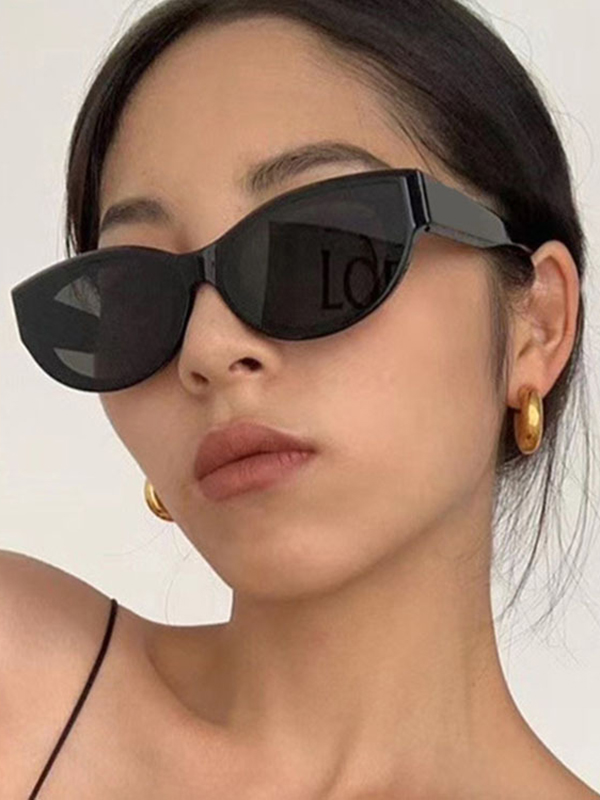 Geometric Sun-Protection Sunglasses Accessories