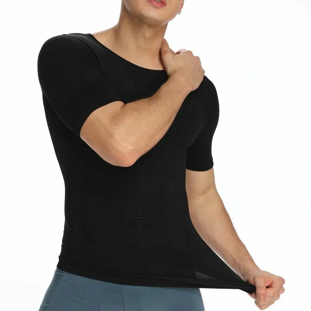 Buy2,Get 7 Totall--0nly $24 Mens Shapewear+Polo Shirt