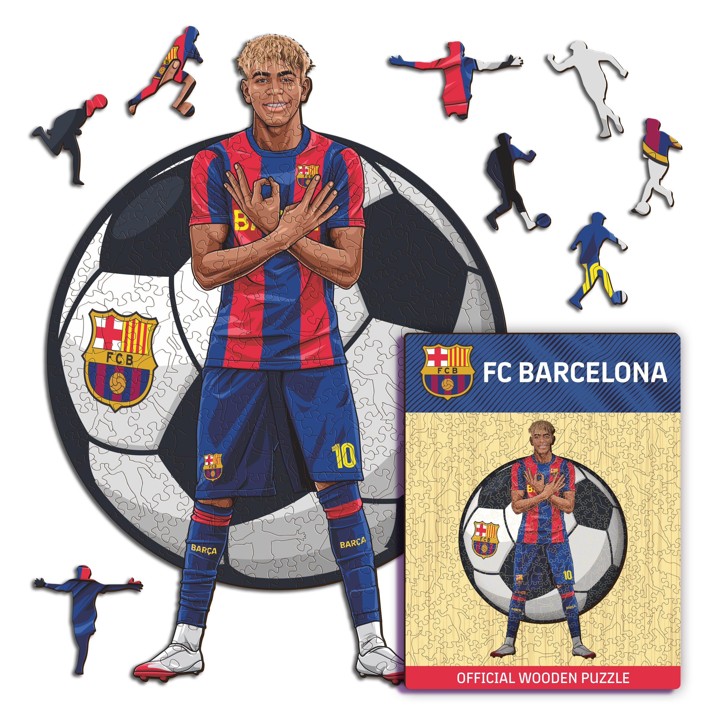 Lamine Yamal - Wooden Puzzle