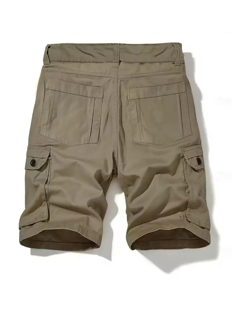 Men’s Multi-Pocket Cargo Shorts – Casual Street Style Summer Shorts