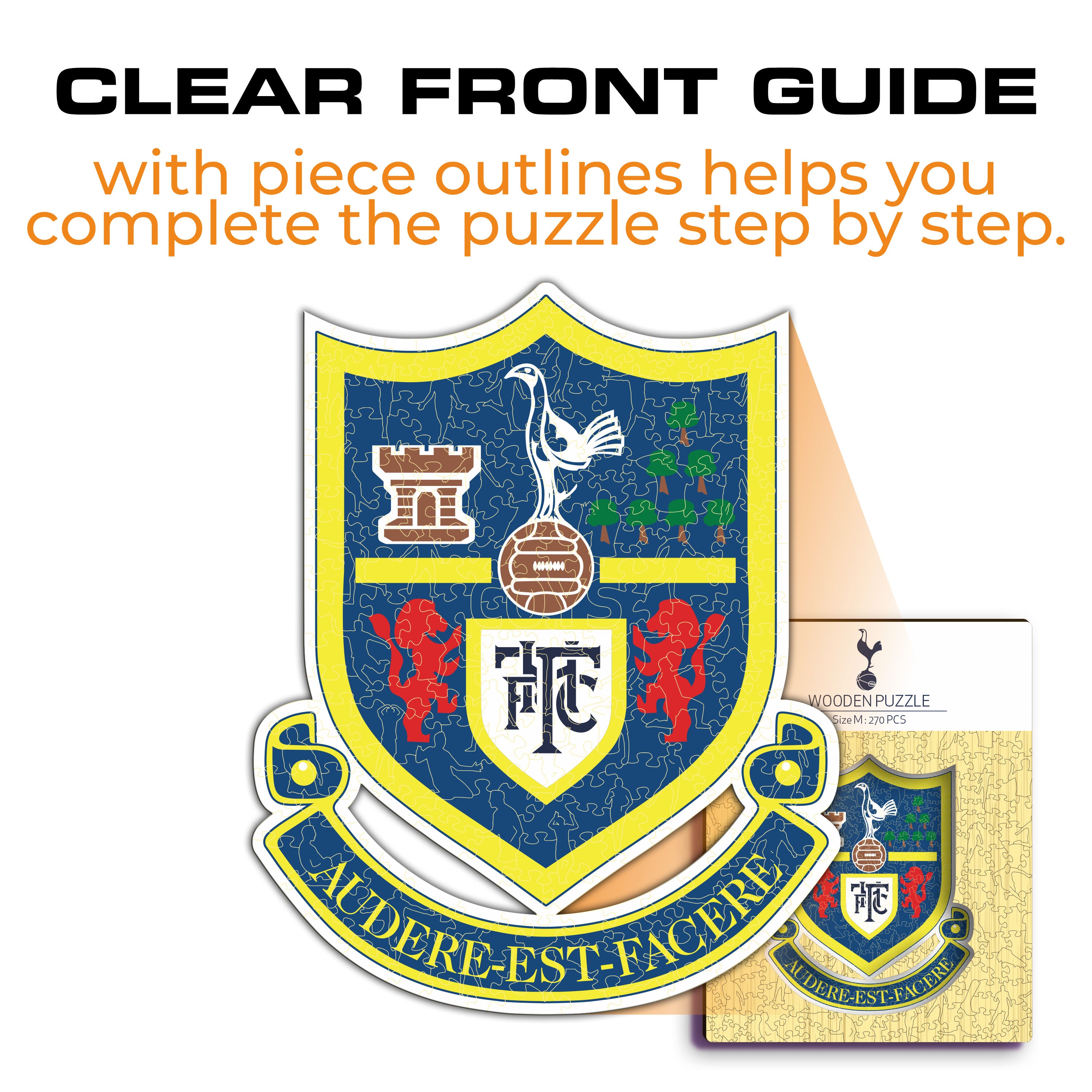 Tottenham Hotspur FC® Retro Logo - Wooden Puzzle