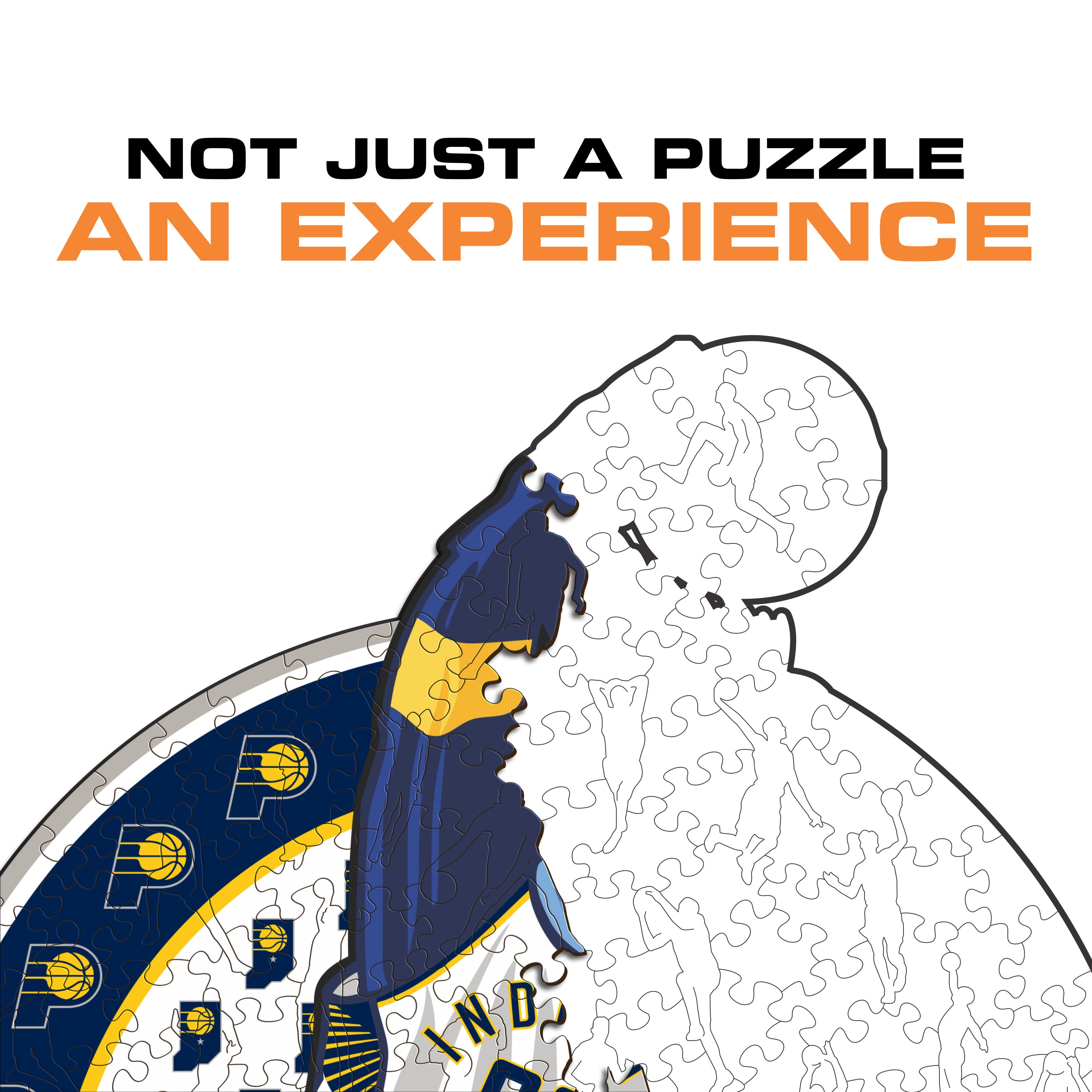 Indiana Pacers™ Mascot - Wooden Puzzle