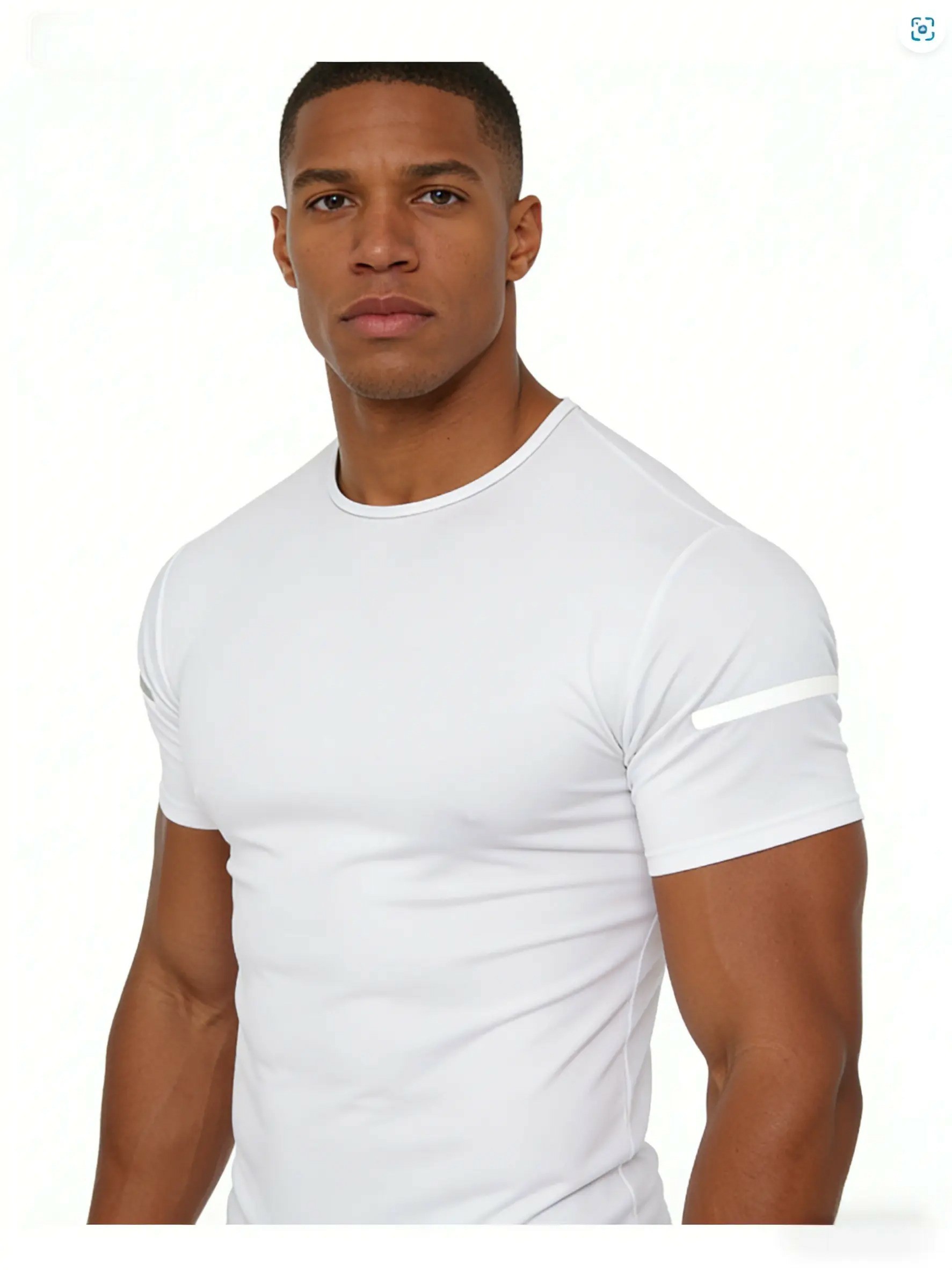 Men's Quick-Dry Reflective Stripe Performance T-Shirt
