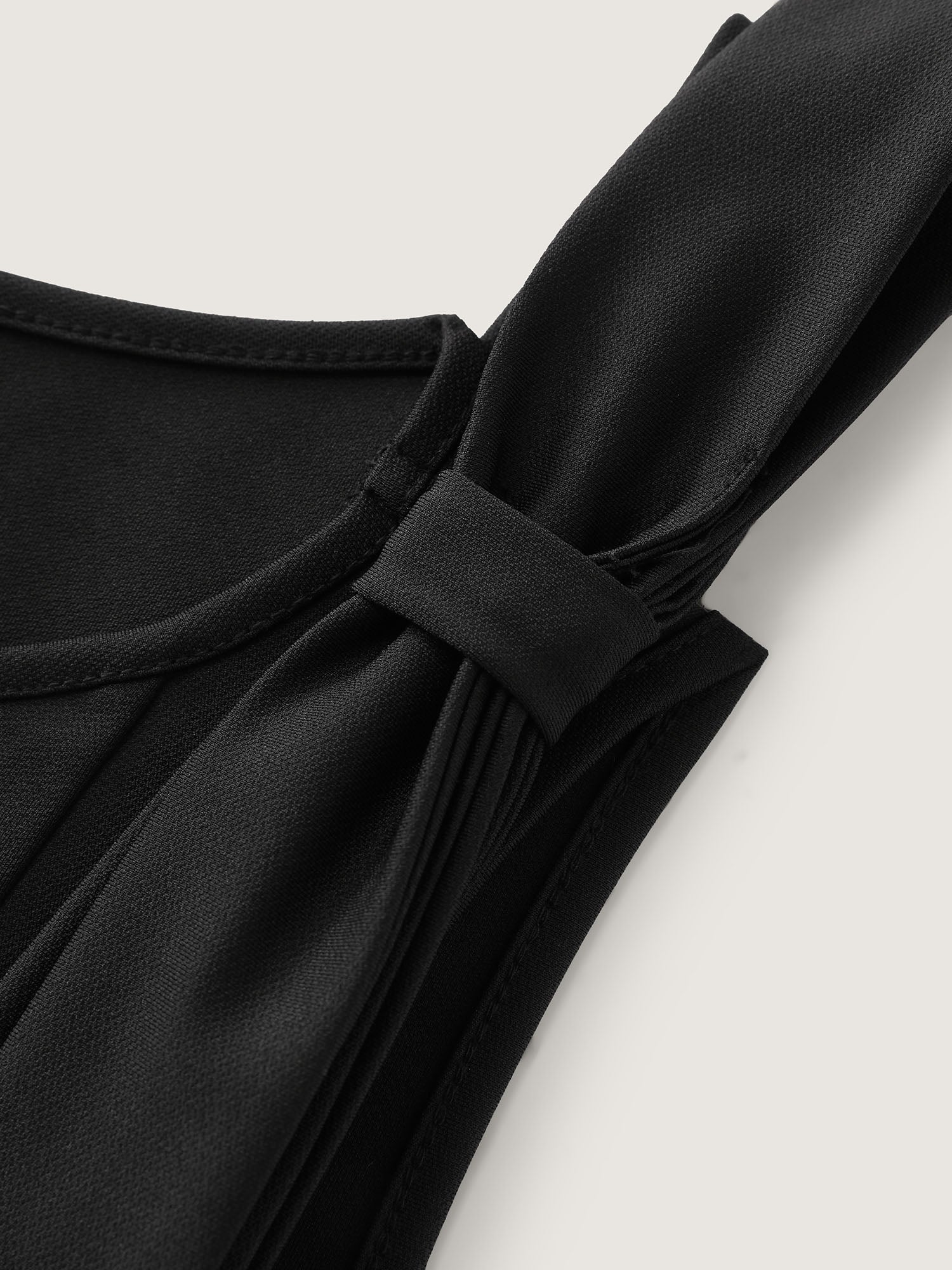 Shoulder Tie Sculpting Bodice Mini Dress