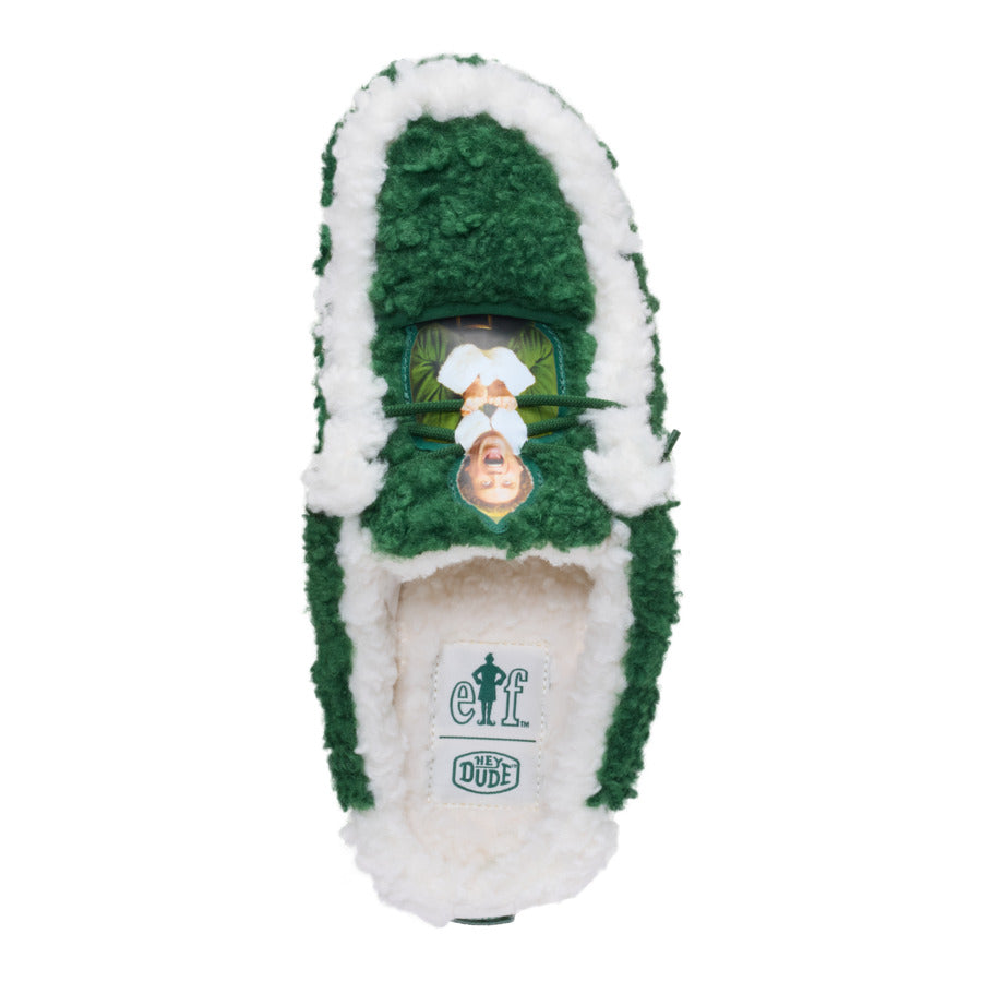 Wally Slipper Buddy The Elf - Pine Green/Winter Green