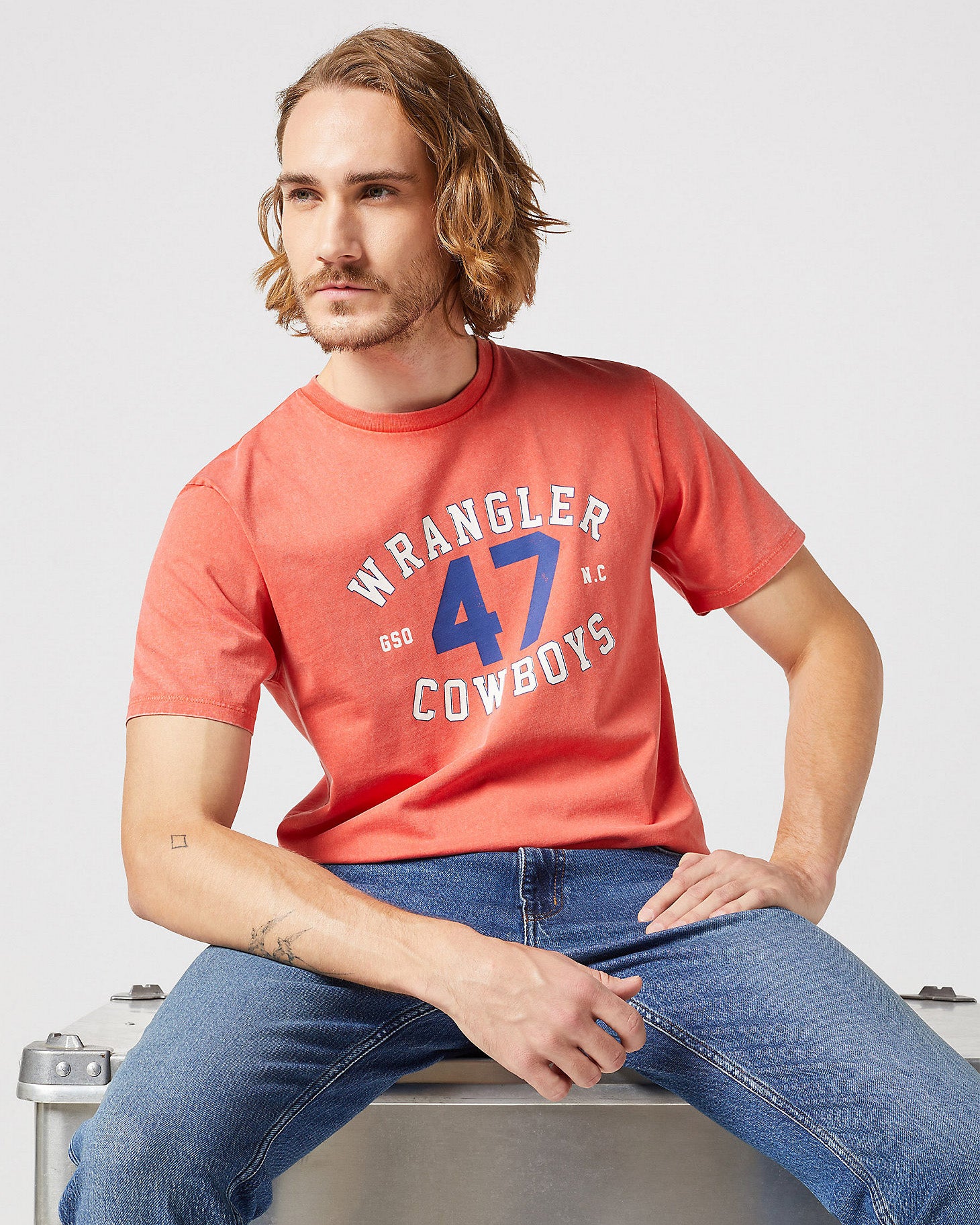 River Regular Tapered Mens Jeans - Seeing Double