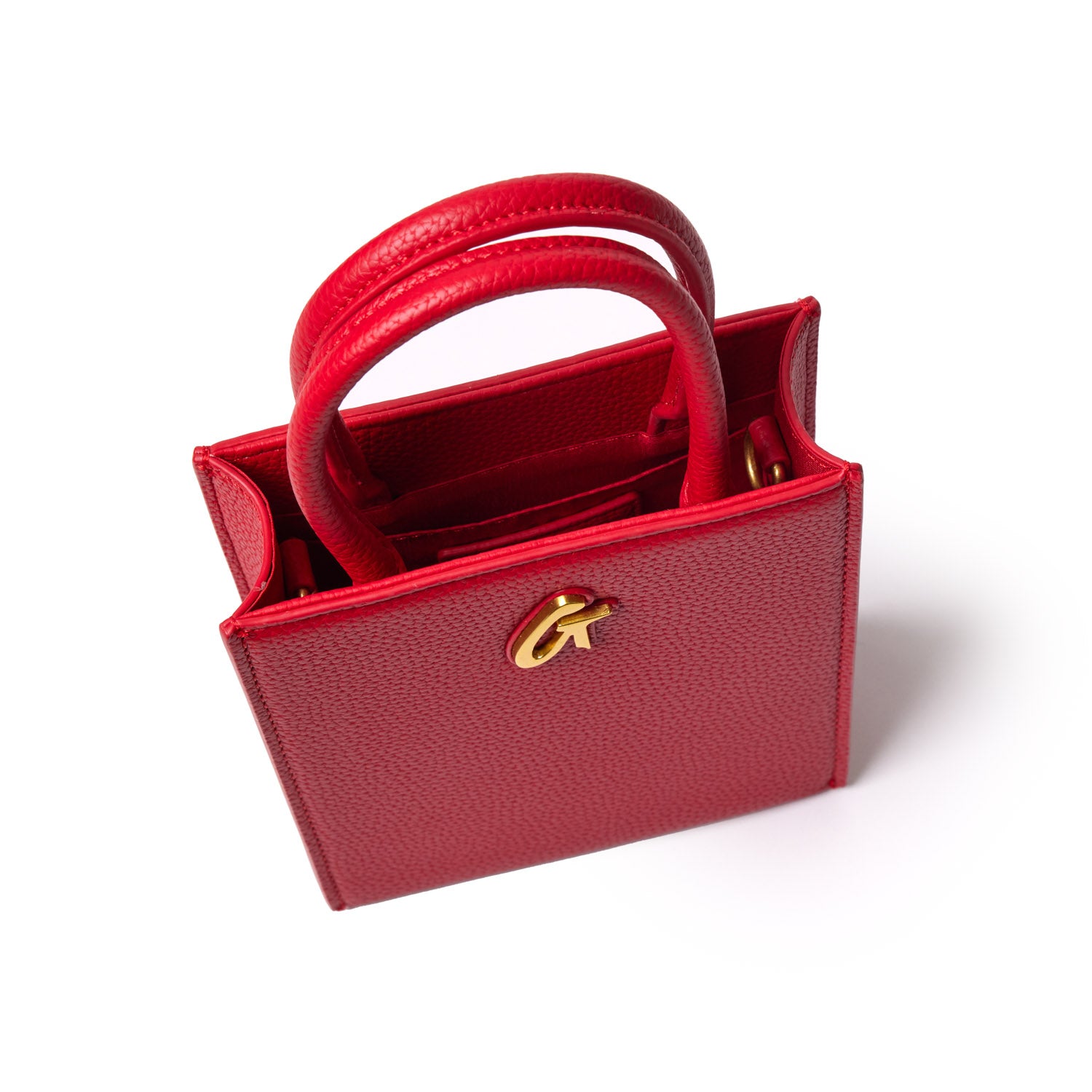 MINI PEBBLE TOTE - RED