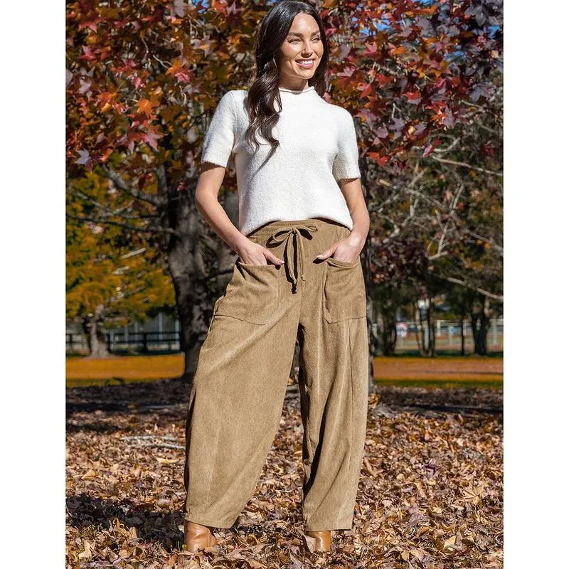 Women’s Corduroy Wide Leg Pants