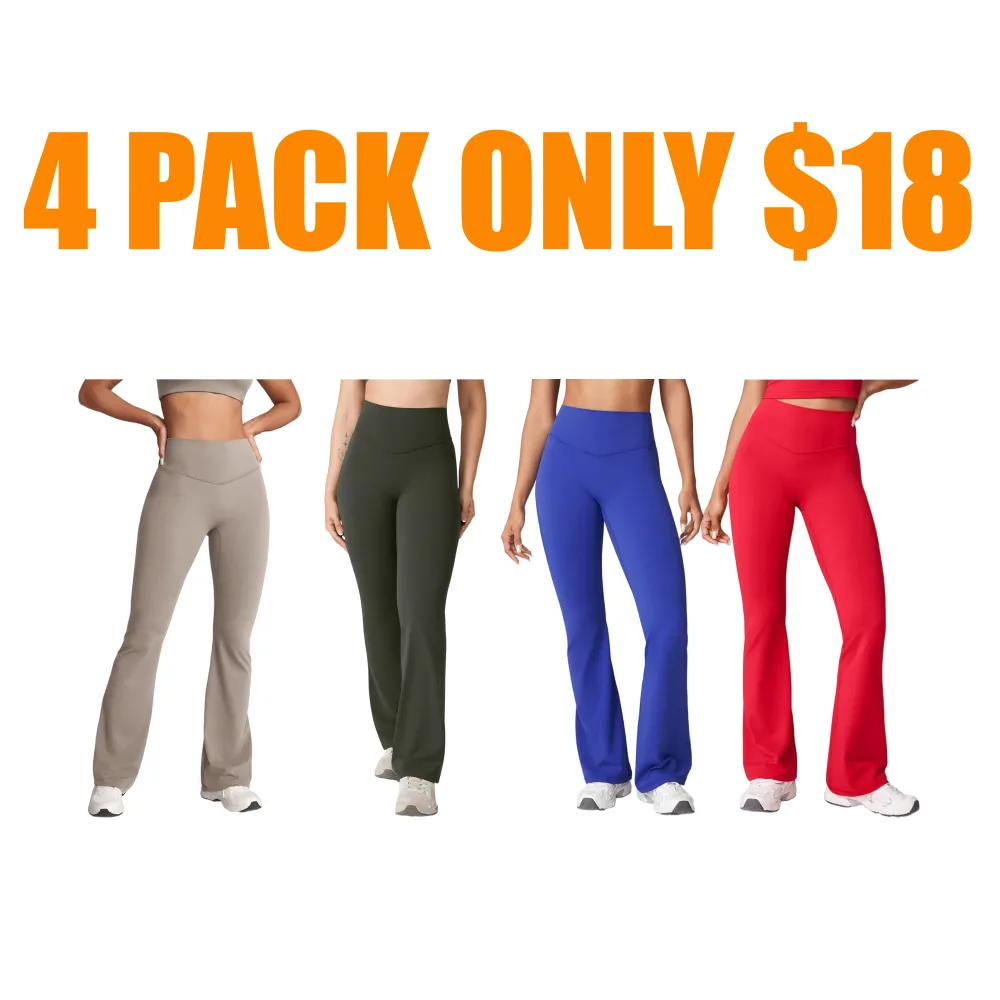 No Front Seam Flare Leggings