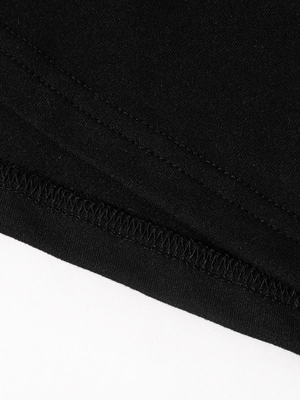 Solid Color Split-Joint Bodycon Long Sleeves High Neck Maxi Dresses