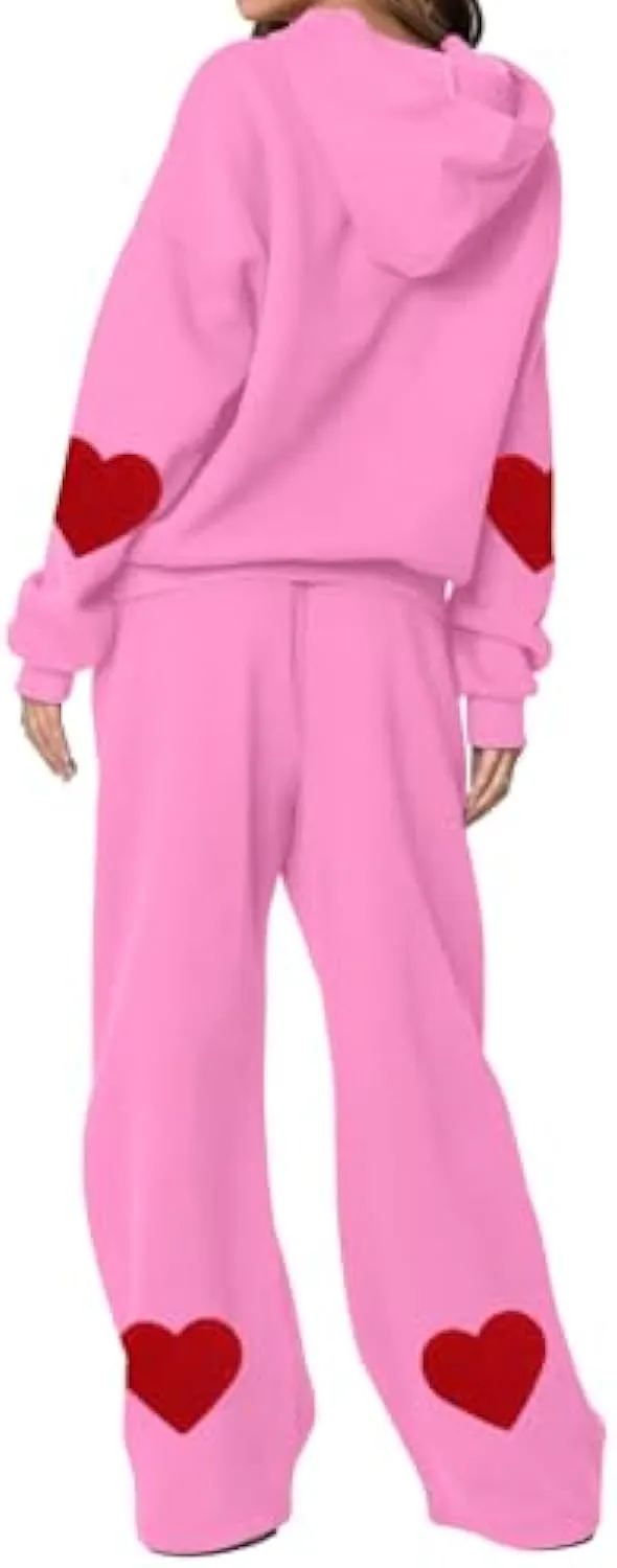 Women’s 2-Piece Lounge Set – Hoodie & Wide Leg Sweatpants