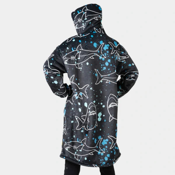 Wearable blanket Oversized with sherpa lining One size fits most.