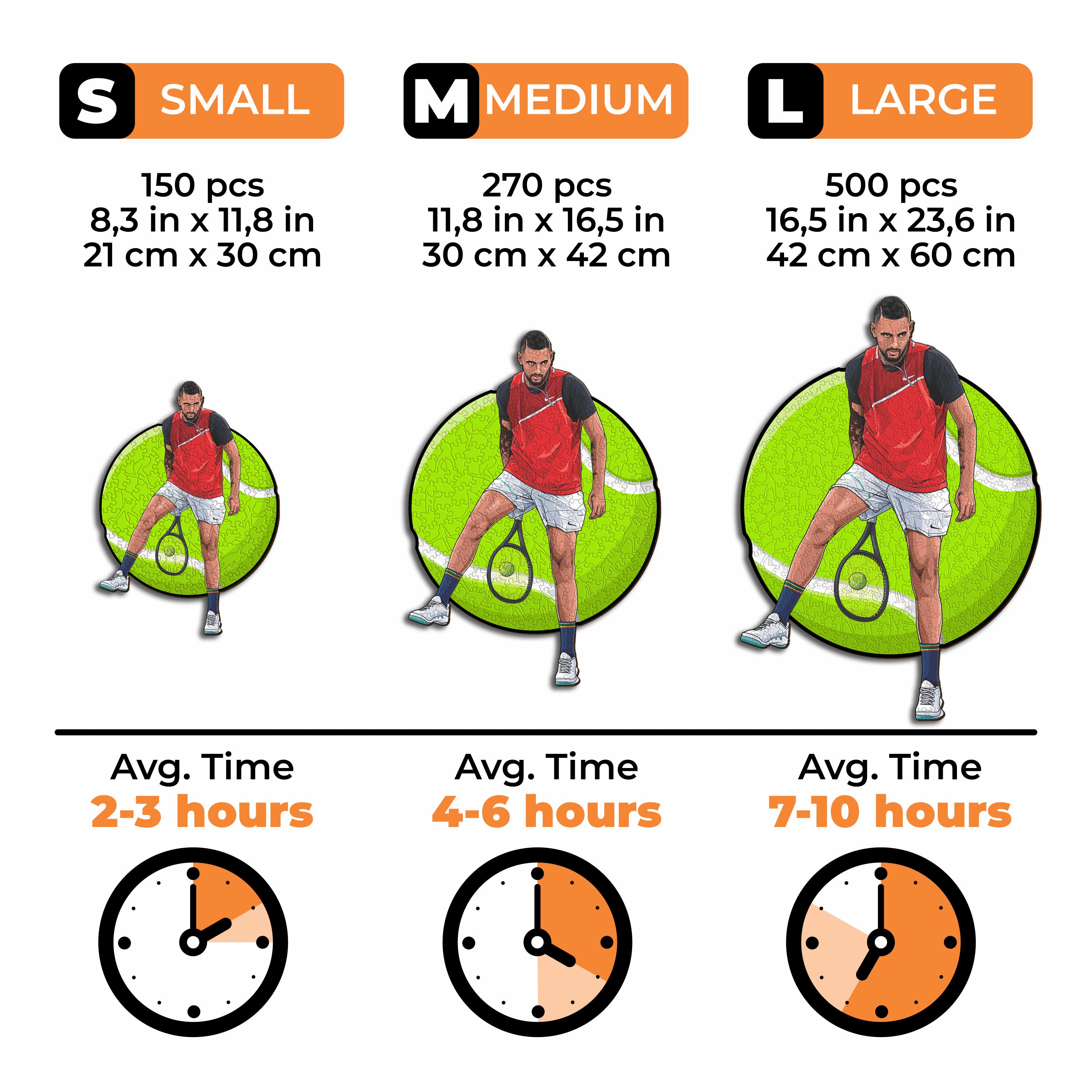 Nick Kyrgios - Wooden Puzzle