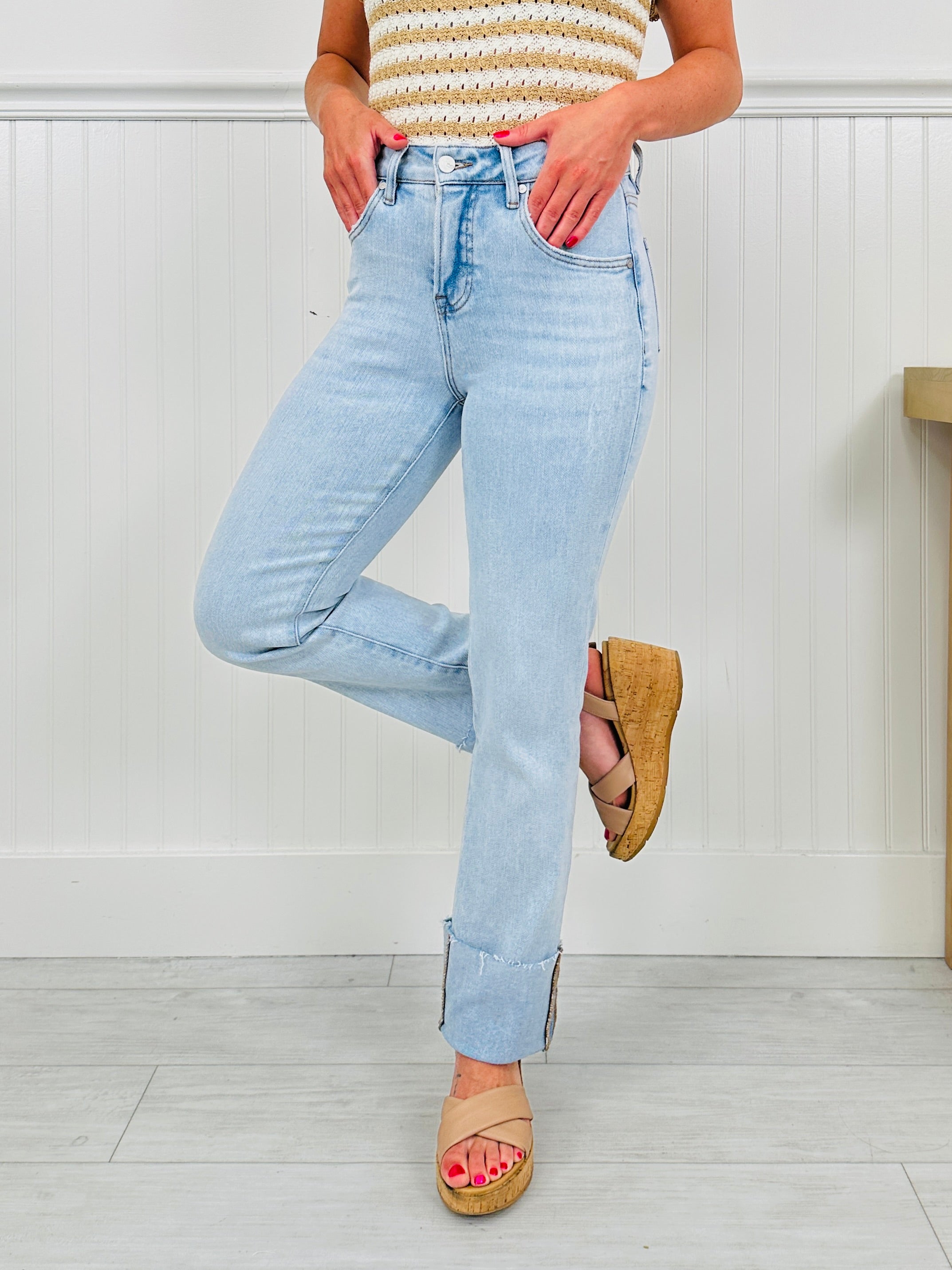 MOCO Exclusive Not Your Mother's Tummy Control Mom Jeans