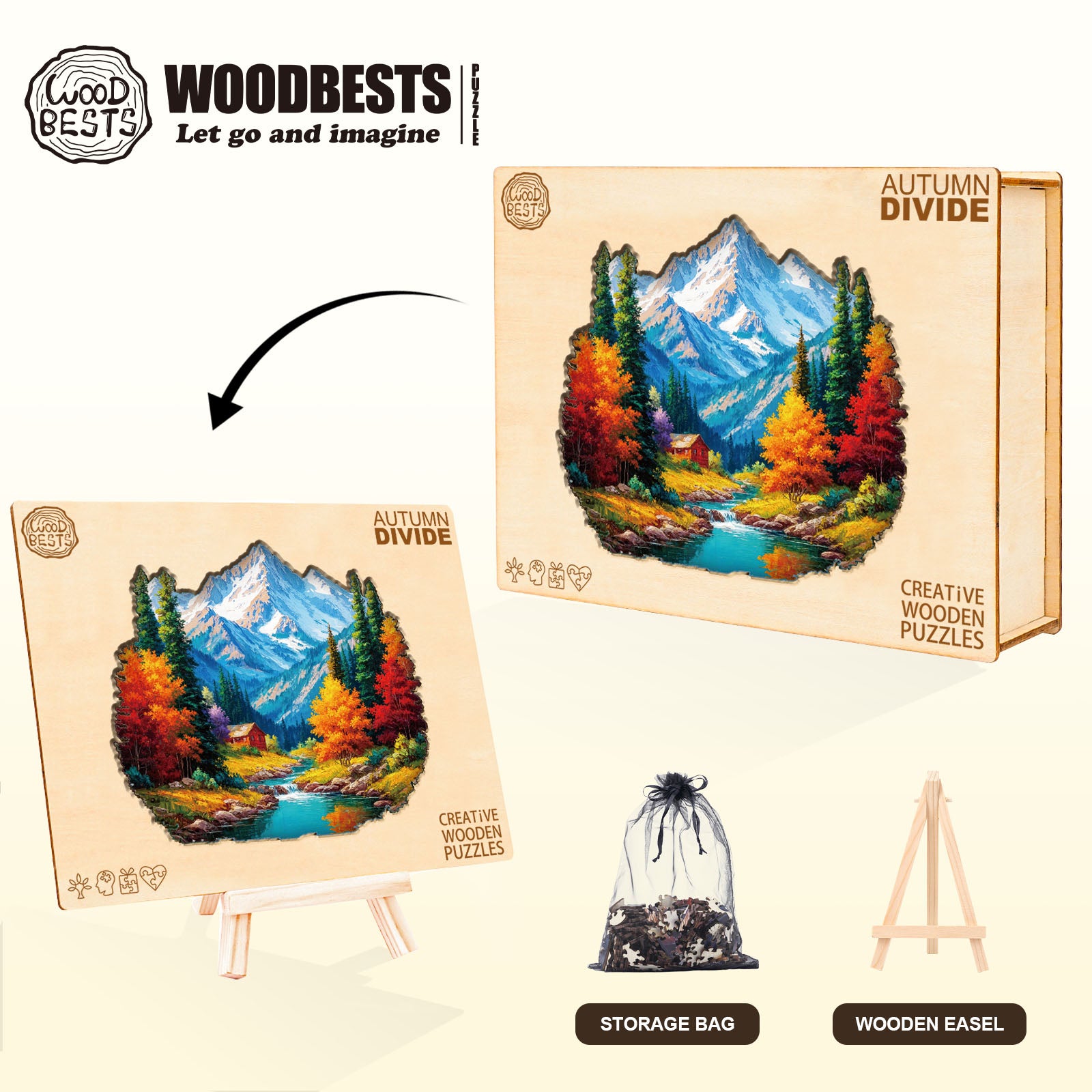 Autumn Divide Wooden Jigsaw Puzzle