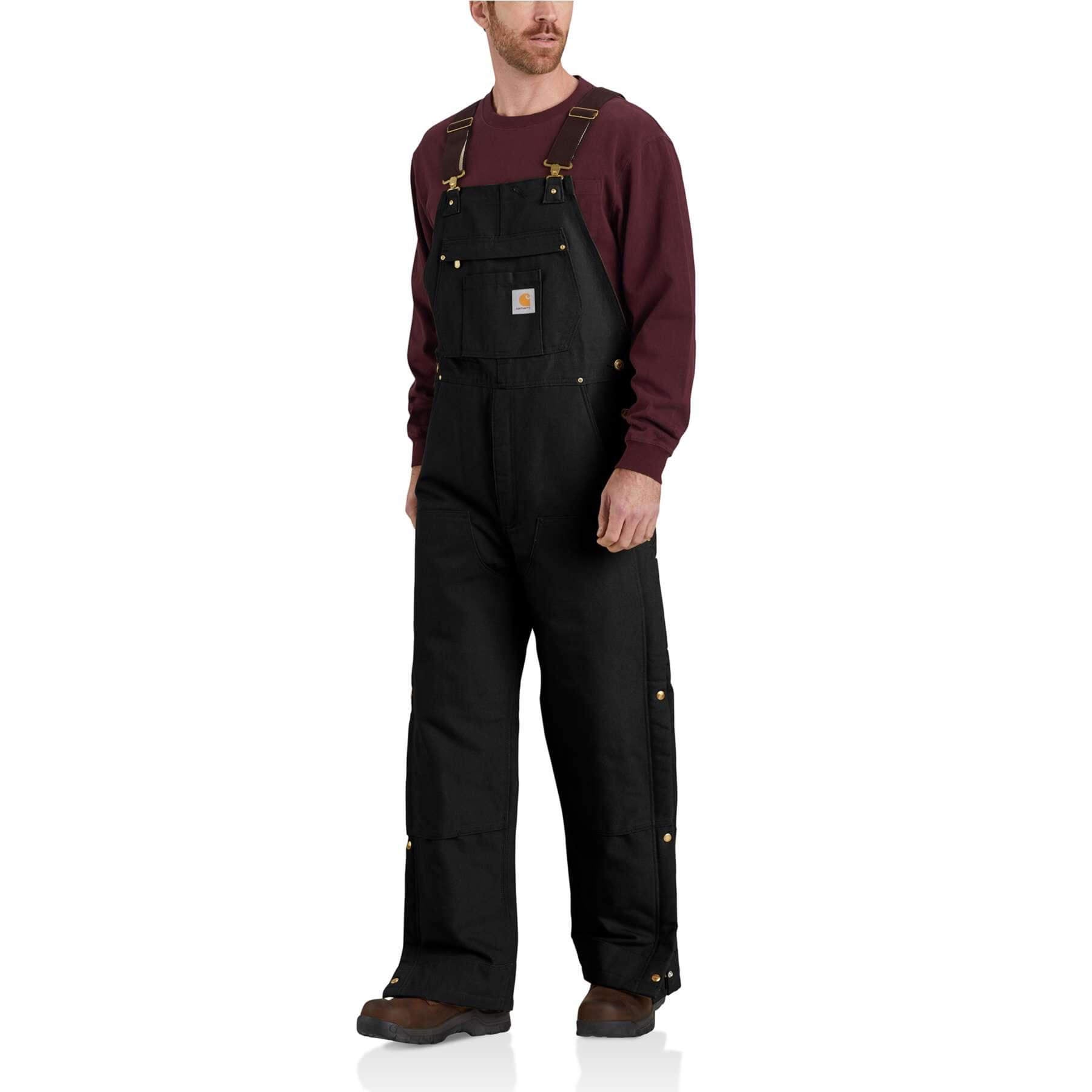 CHT Firm Duck Loose Fit Insulated Durable Canvas Bib Overalls 104393
