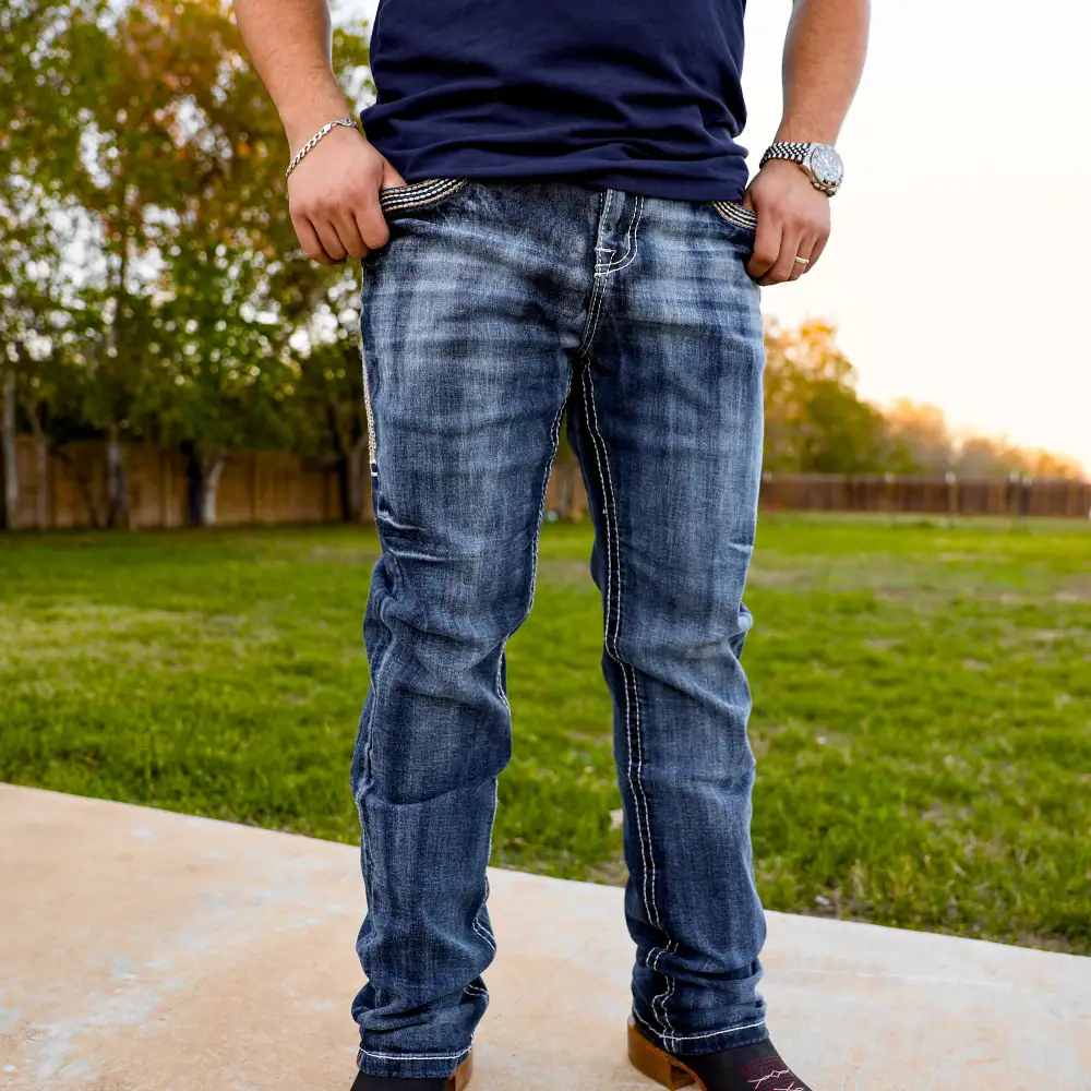Men’s SA-047 Straight Fit Blue Jean