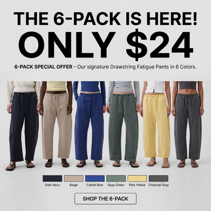 Easy Double-Knee Barrel Pants