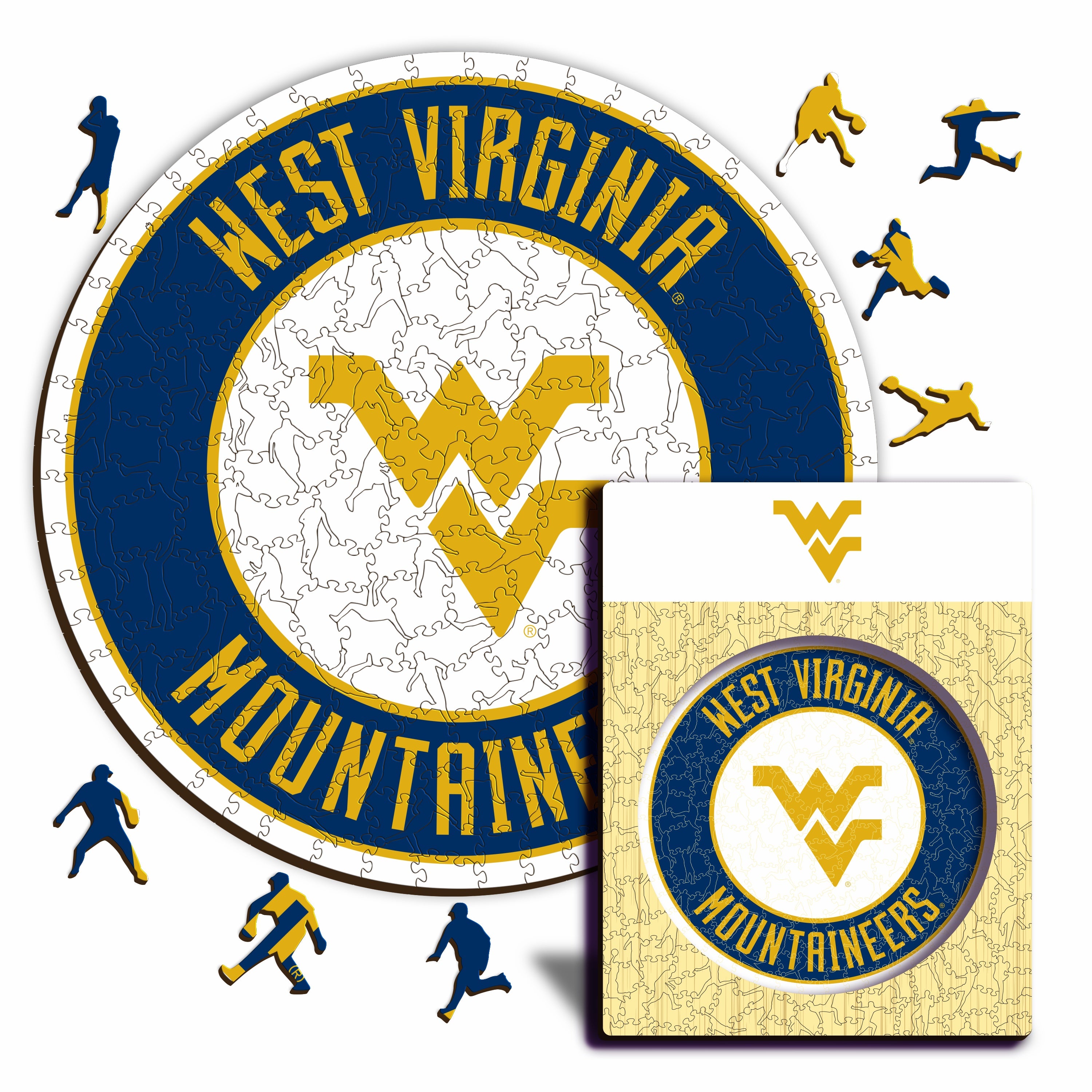 West Virginia University - Wooden Puzzle