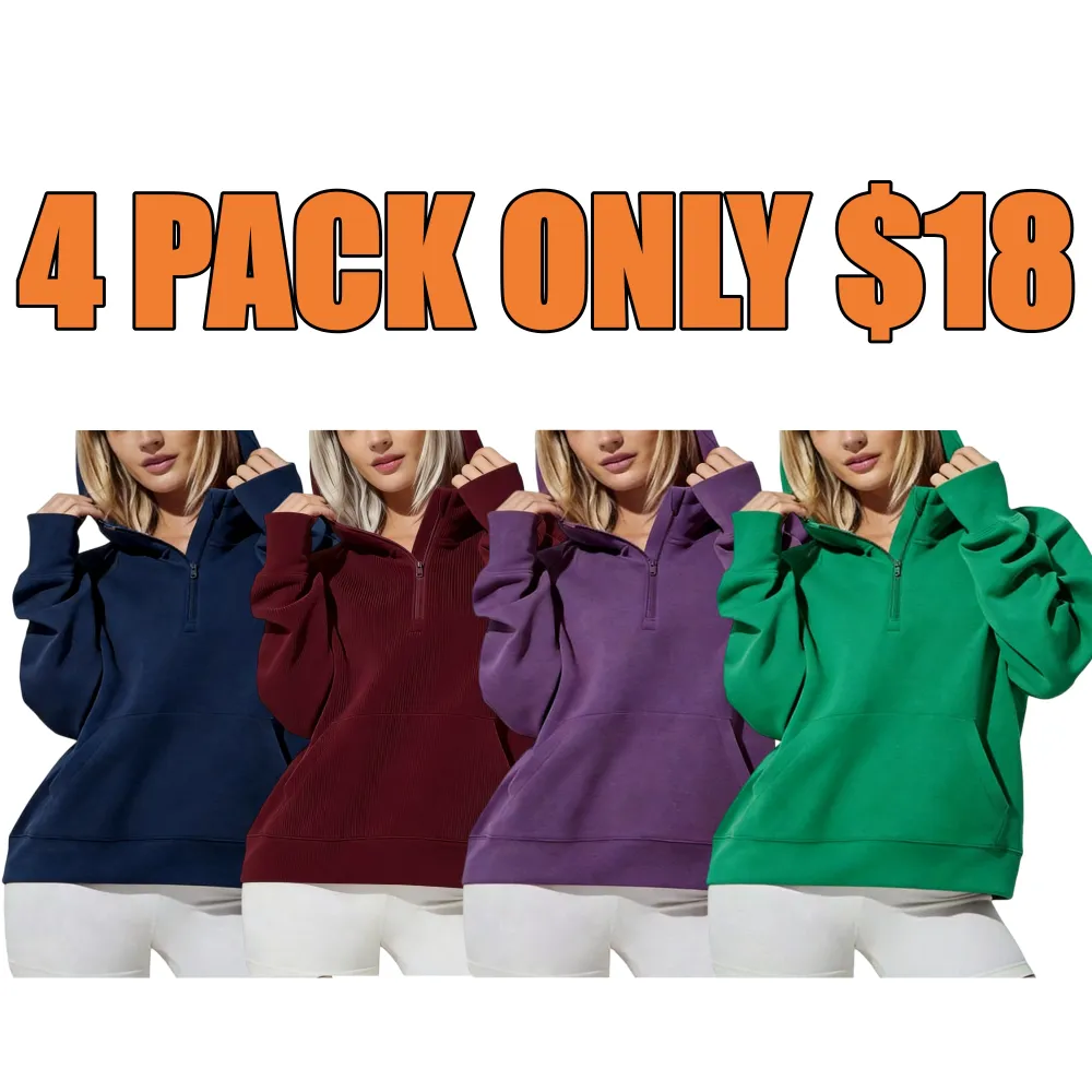 Oversized Half-Zip Hoodie