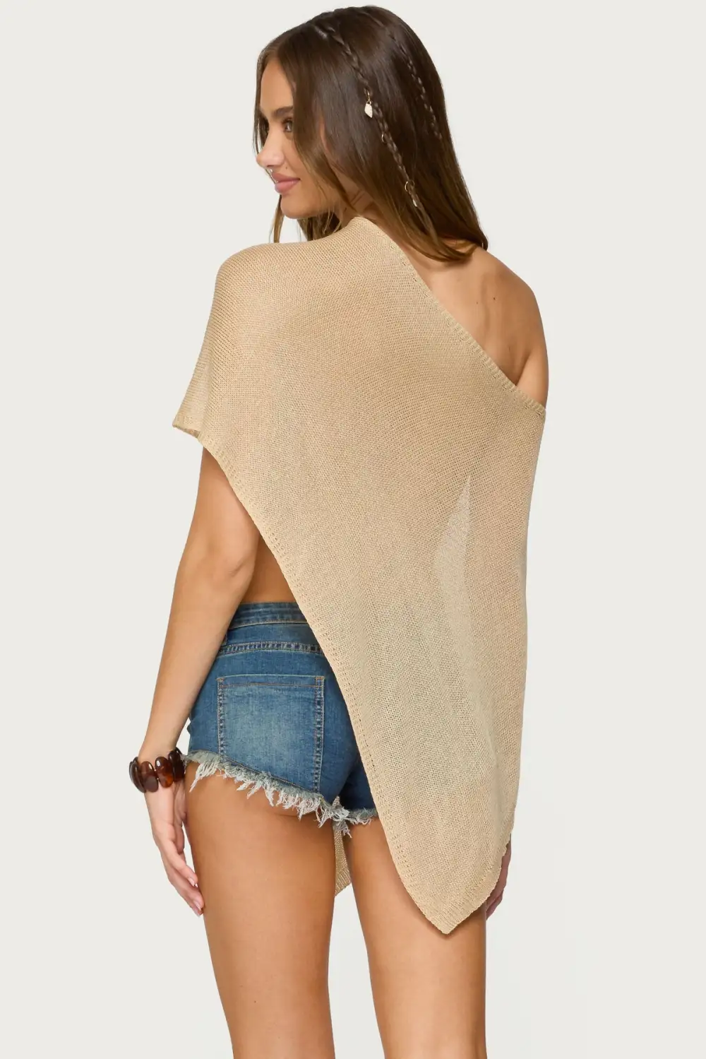 Asymmetric Knit Poncho (Just $3 Each!)
