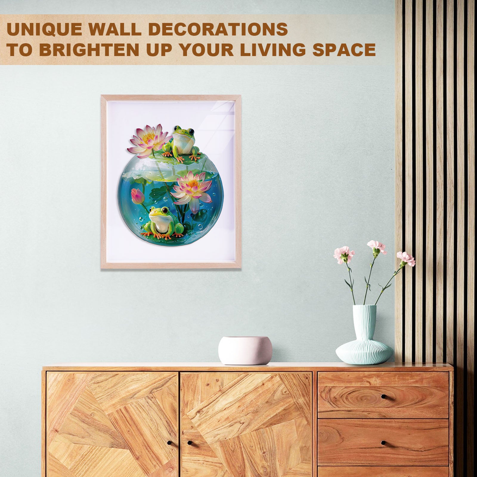 Bubble Haven Frog Wooden Jigsaw Puzzle