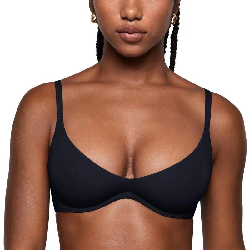 Women's Inbarely Plus Plunge Bra - Unlined Underwire Sexy Demi Balconette Bras