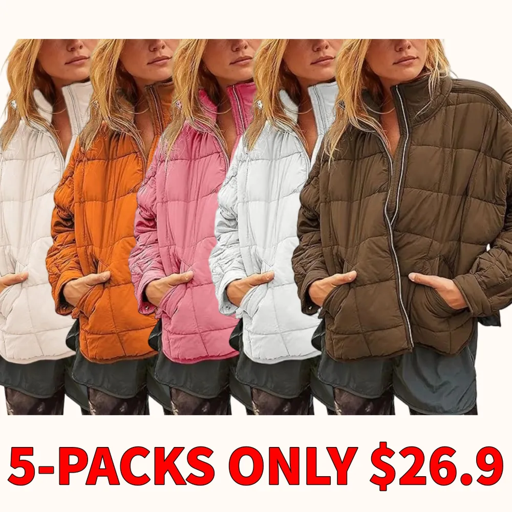 Women's lightweight quilted down jacket