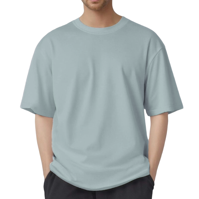 No Sagging! Heavyweight Oversized TShirts - Shape-Retaining, Thick Cotton, Strong Neckline & Premium Look Mens Tshirts Crewneck Tees for Summer & Spring