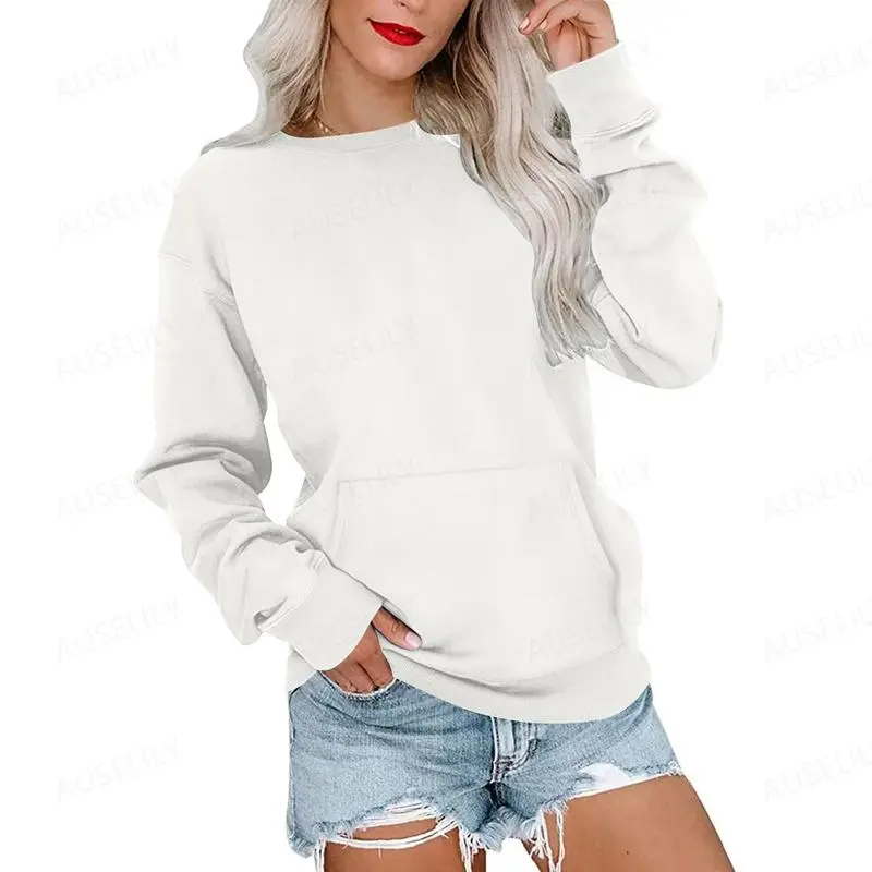 🔥LAST DAY 70% OFF✨Women’s Oversized Crewneck Fleece Sweatshirt