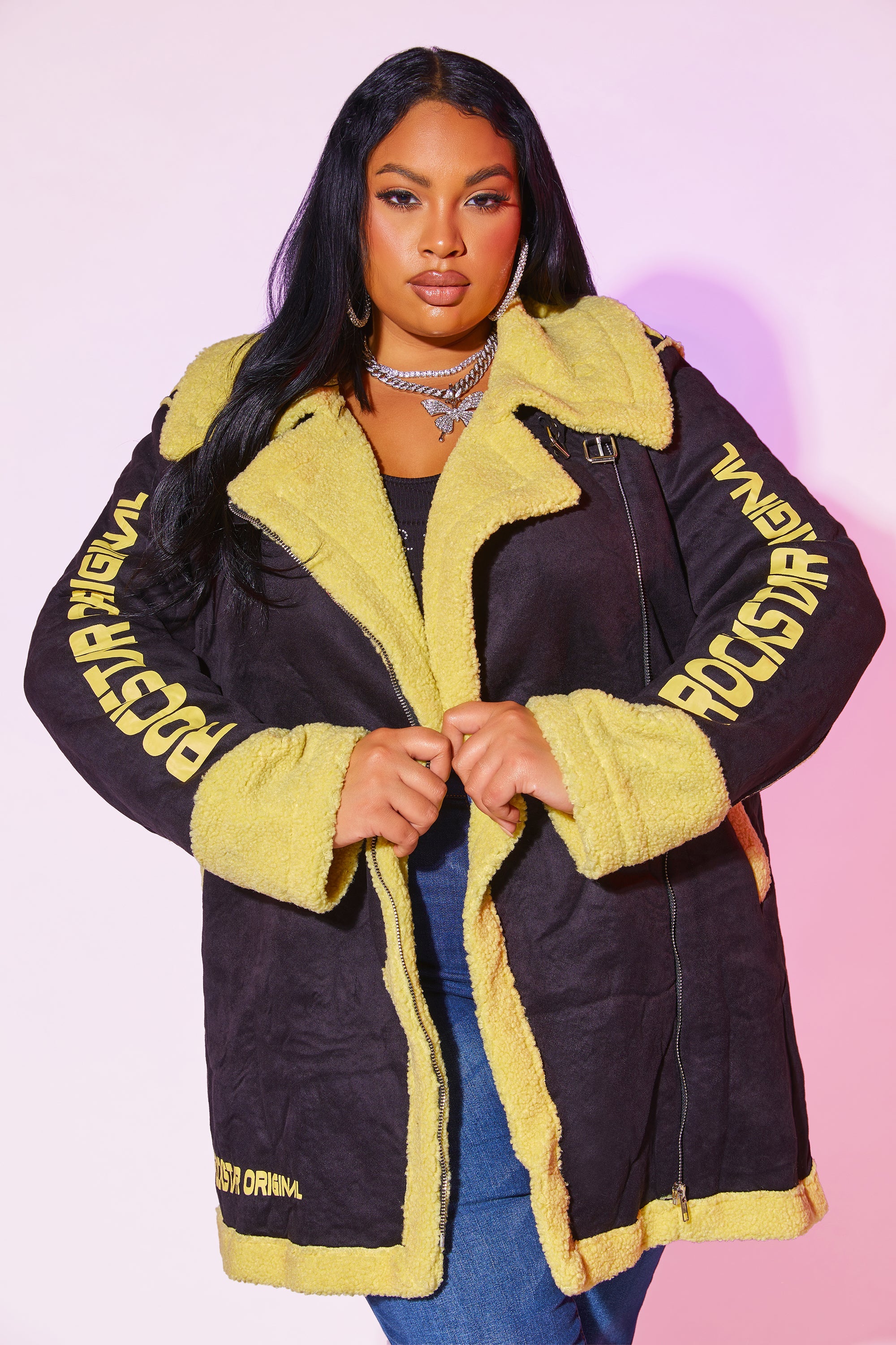 Charlotte Jacket - Black/Yellow