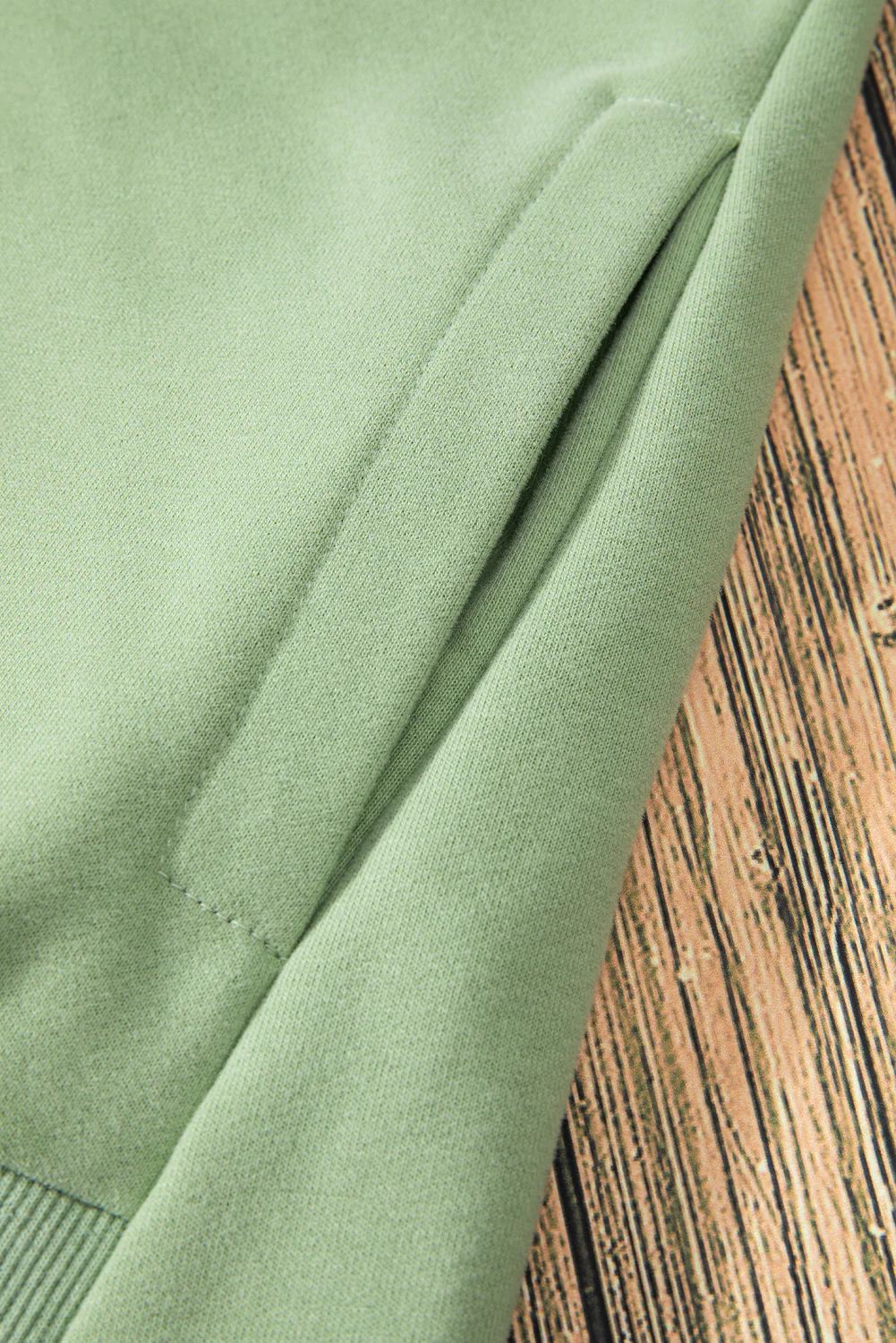 Smoke Solid O Neck High Low Hem Pullover Sweatshirt