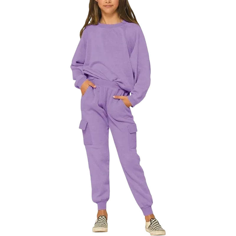 Kids Girls Sweatsuit Lounge sets